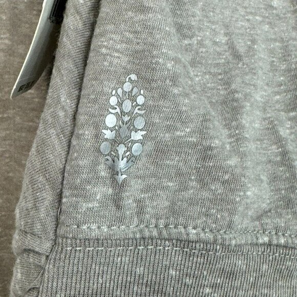 Free People Movement Undertow Long Sleeve Cropped Top Heather Grey Size M - Picture 9 of 16